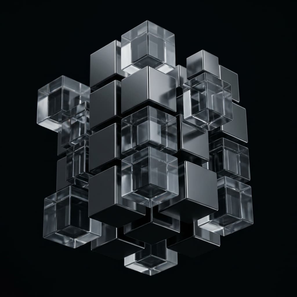 3D Cubes Accent