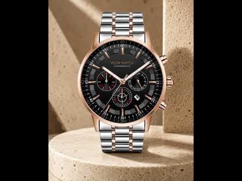 Brown Watch AI Images and Product Visuals